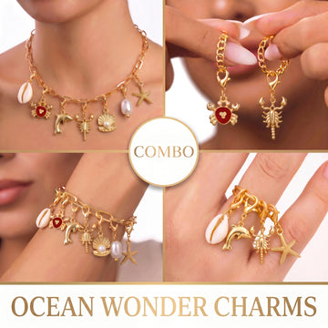 PRAO OCEAN WONDER CHARMS COMBO ✨ Complete Set
