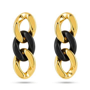 PRAO Earrings Resin Link Dangles