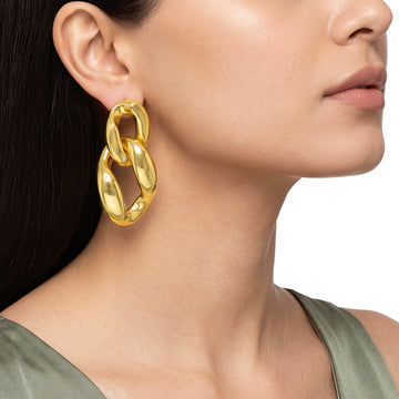 PRAO Earrings Chunky Link Dangles