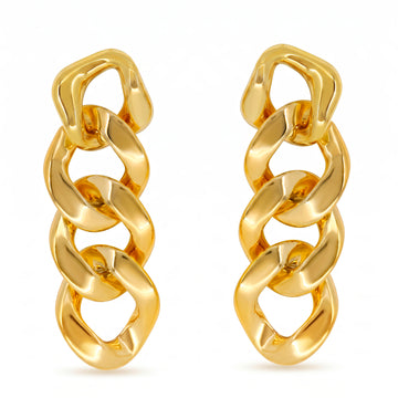 PRAO Earrings Curb Link Dangles