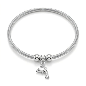 PRAO Anklet Anti-Tarnish Dolphin Charm