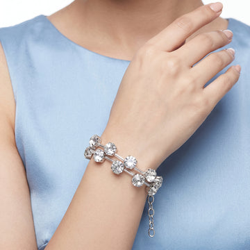 PRAO Bracelet Anti-Tarnish Crystal Beads (Adjustable Size)