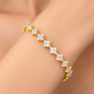 PRAO Bracelet Anti-Tarnish Star Crystal (Adjustable Size)