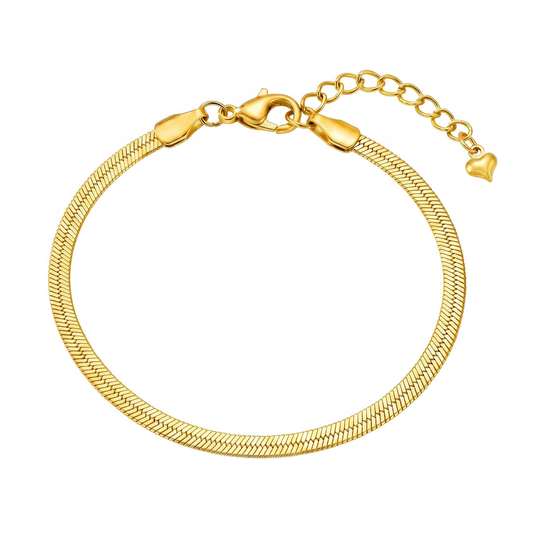 PRAO Bracelet Anti-Tarnish Herringbone Chain (Adjustable Size)