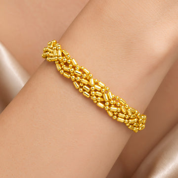 PRAO Bracelet Anti-Tarnish Braided Multi Chain (Adjustable Size)