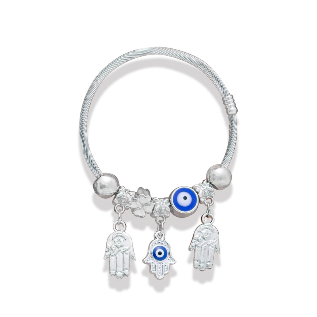 Anti-Tarnish Evil Eye Charms Bracelet By PRAO