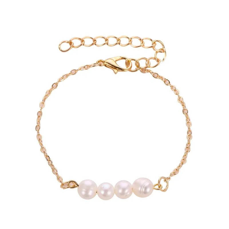 Anti-Tarnish Freshwater Pearl Minimalist Bracelet By PRAO