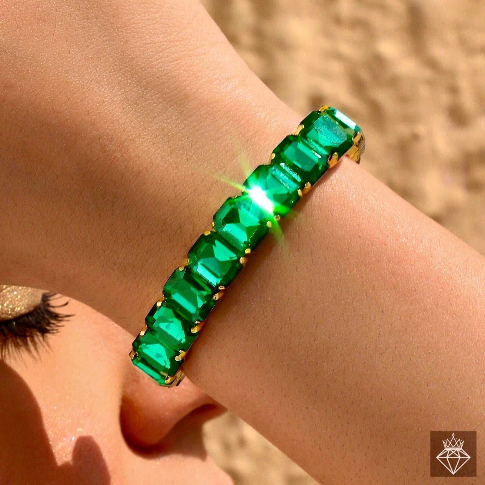 PRAO Anti-Tarnish Emerald Bracelet✨