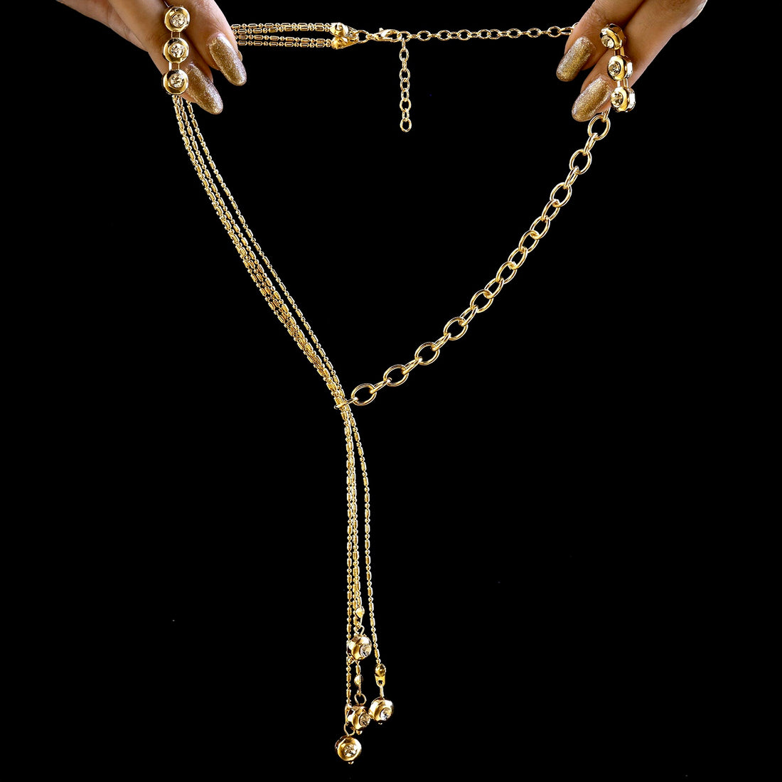 PRAO Necklace Anti-Tarnish High Fashion Crystal Set With Earrings