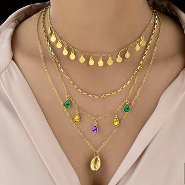 PRAO Anti-Tarnish Layered Necklace✨