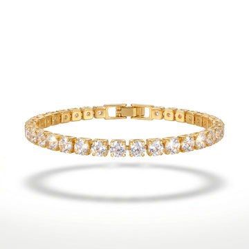 PRAO Bracelet Anti-Tarnish Tennis With Box Lock (Adjustable Size)