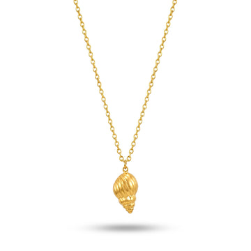 PRAO Necklace Anti-Tarnish Shell Pendant