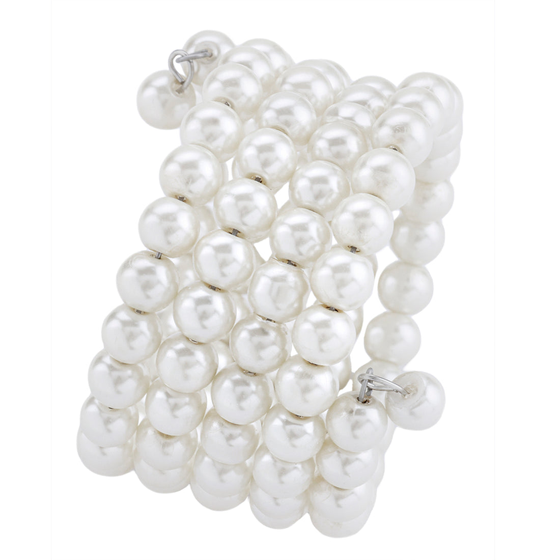 PRAO Multilayered Spiral Pearl Bracelet✨