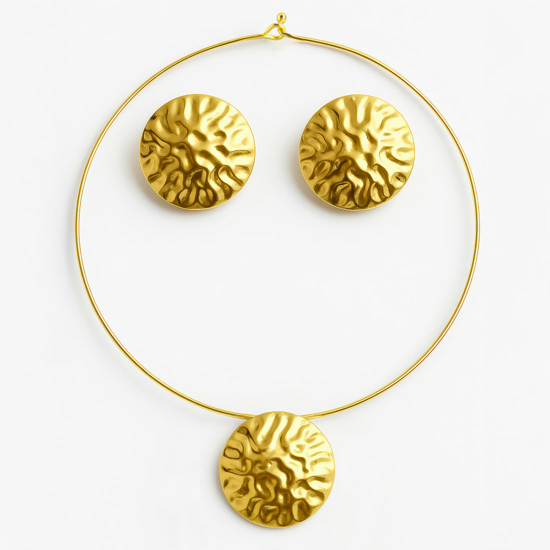 PRAO Anti-Tarnish Necklace Set With Earrings✨