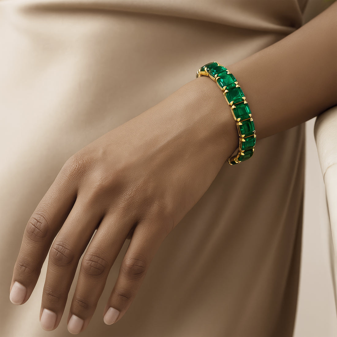 PRAO Anti-Tarnish Crystals Bracelet (Adjustable Size)✨