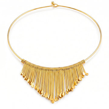 PRAO Necklace Anti-Tarnish Gold Plated Hasli