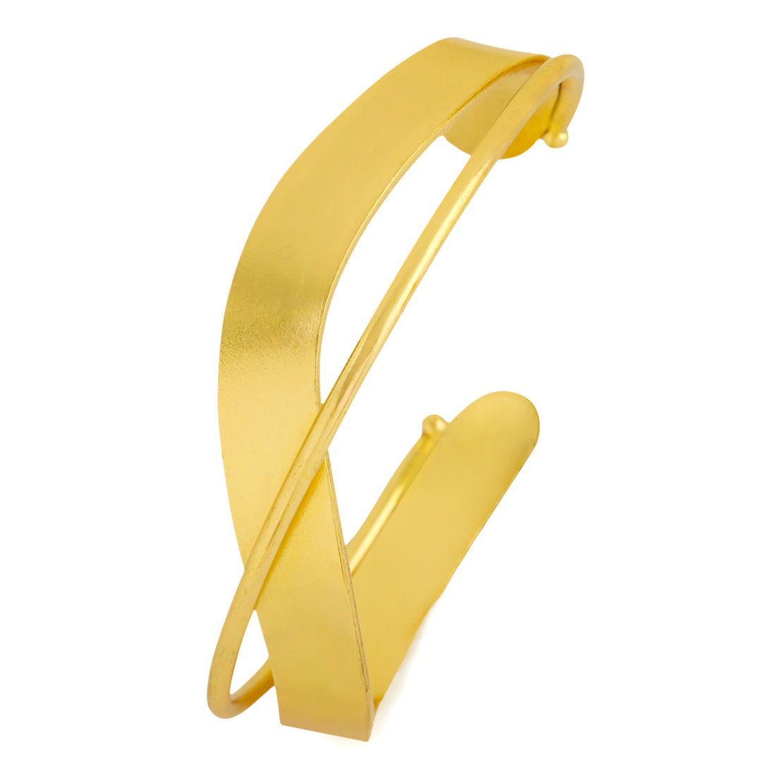 PRAO Anti-Tarnish Golden Bangle Bracelet (Adjustable Size)✨