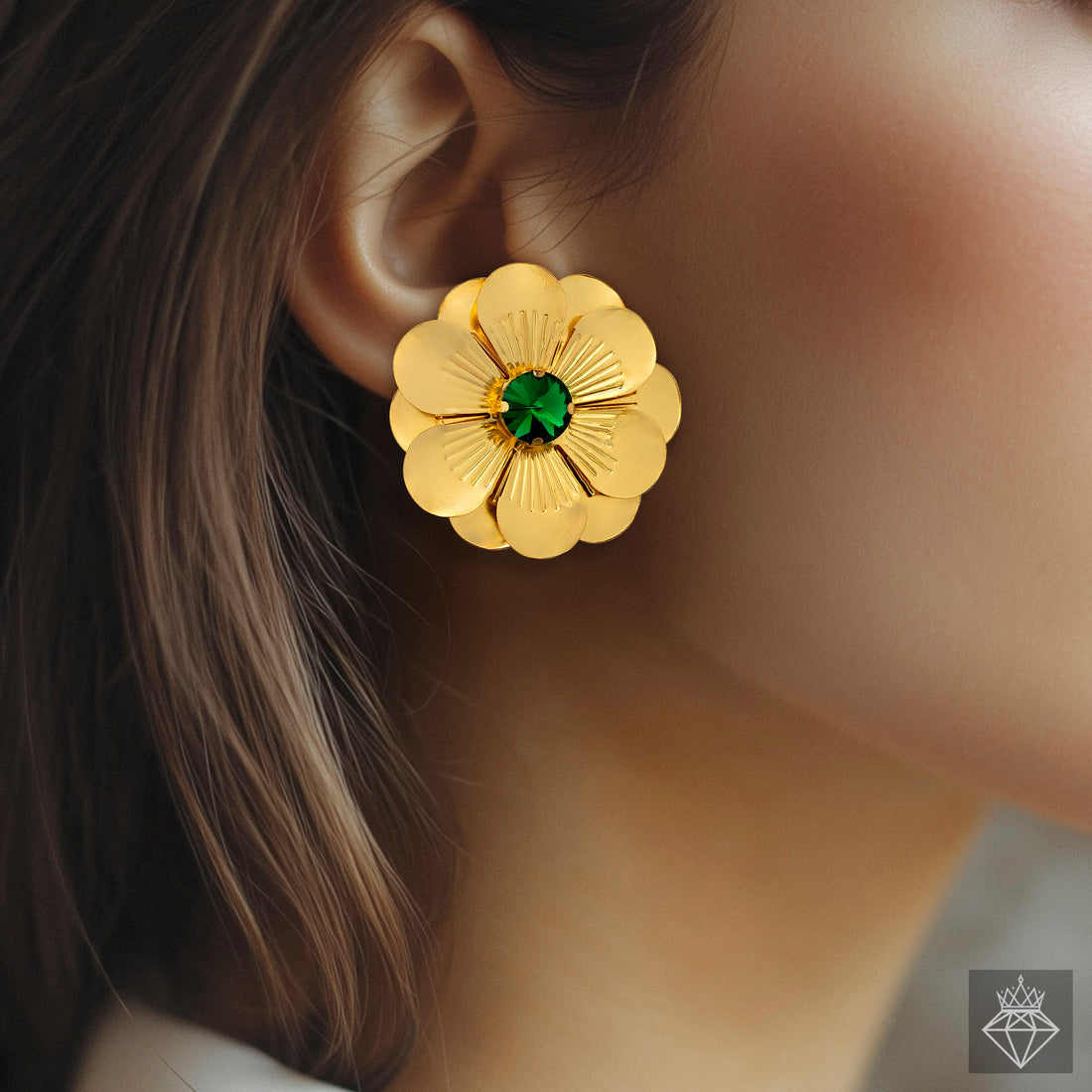 PRAO Anti-Tarnish Daffodil Earrings✨