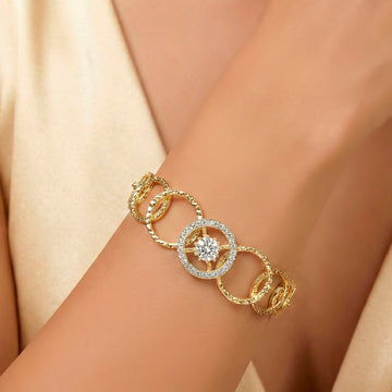 PRAO Bracelet Anti-Tarnish AD with Links Chain (Adjustable Size)