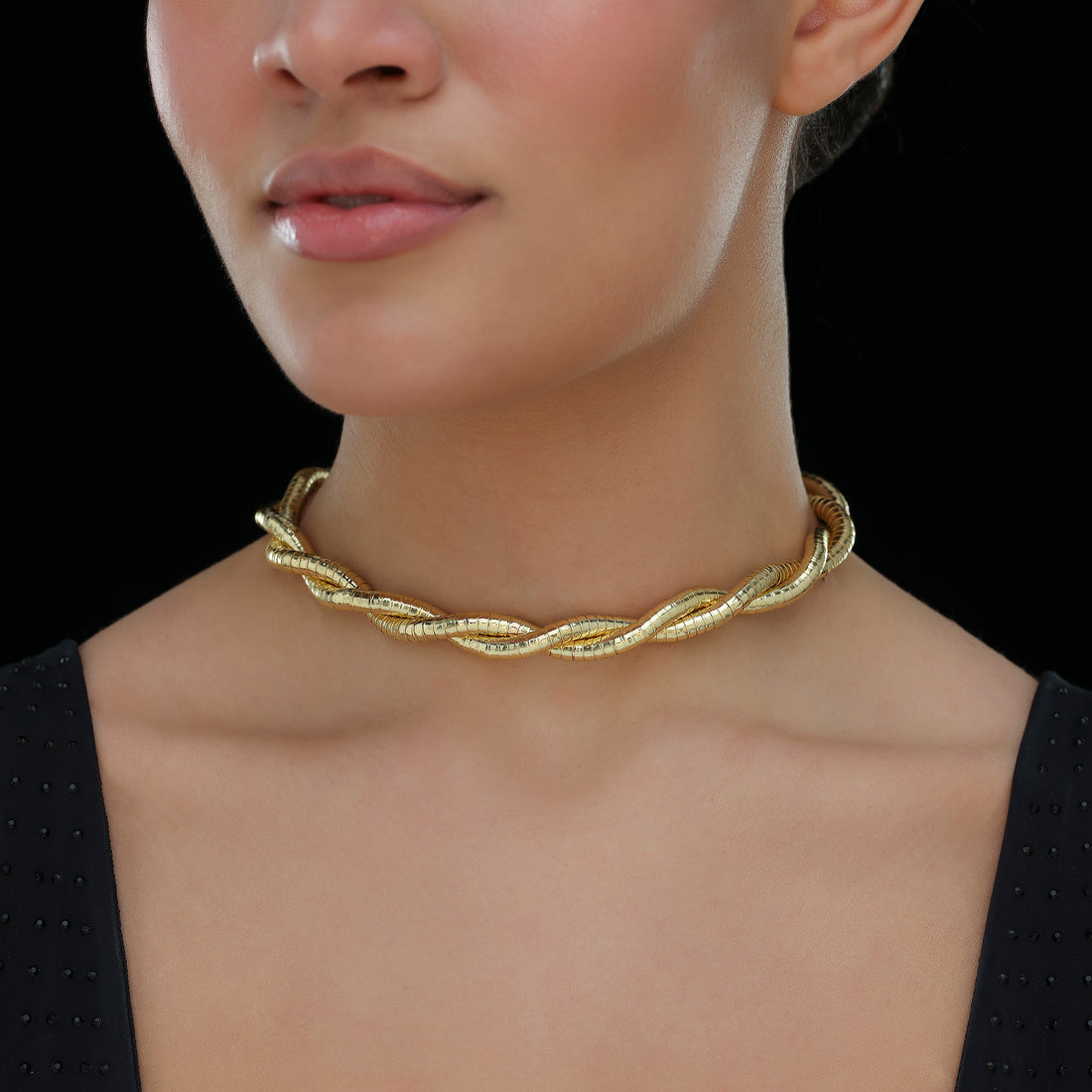 PRAO Necklace Anti-Tarnish Golden - Bendable & Adjustable