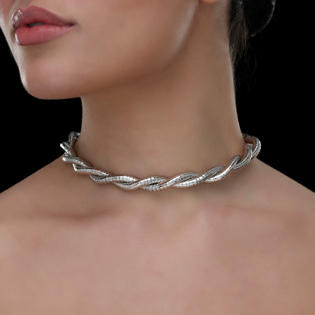 PRAO Necklace Anti-Tarnish Silver - Bendable & Adjustable