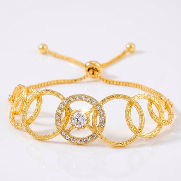 PRAO Bracelet Anti-Tarnish AD with Links Chain (Adjustable Size)