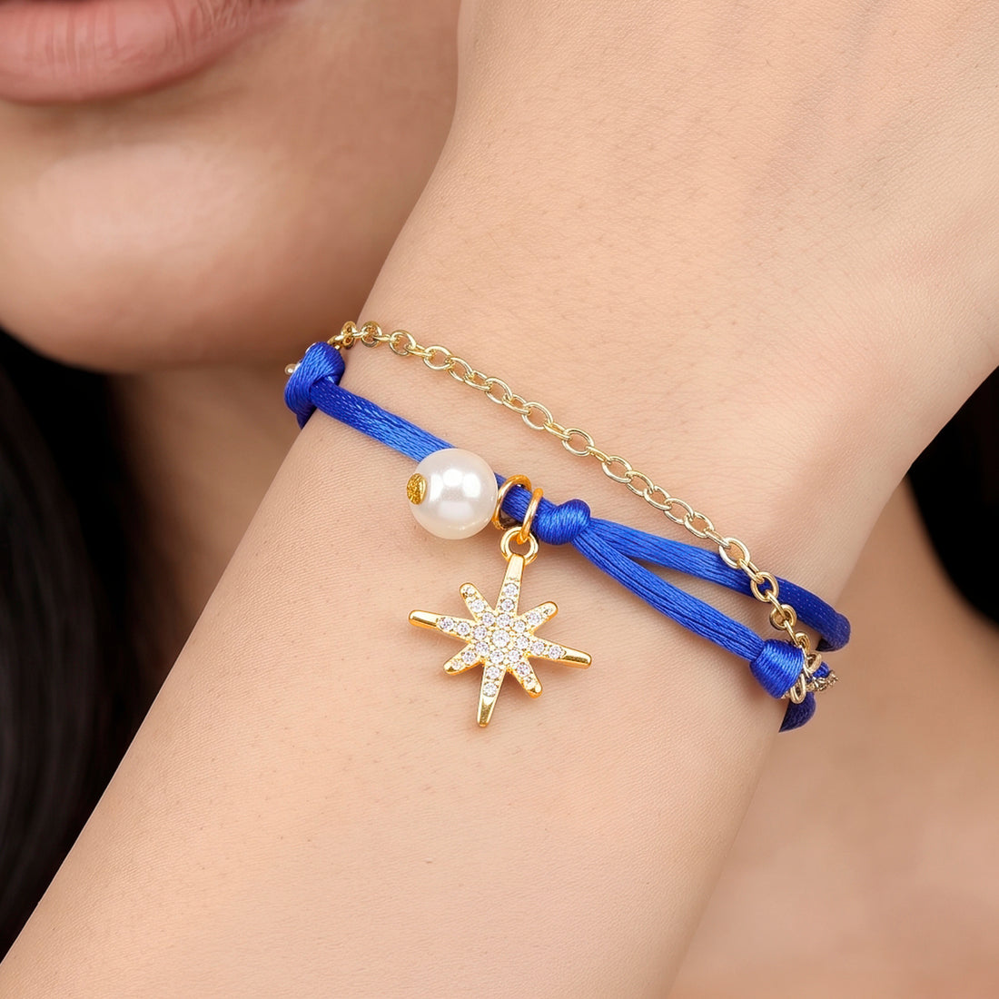 PRAO Bracelet Anti-Tarnish Celestial Star Cord (Adjustable Size)