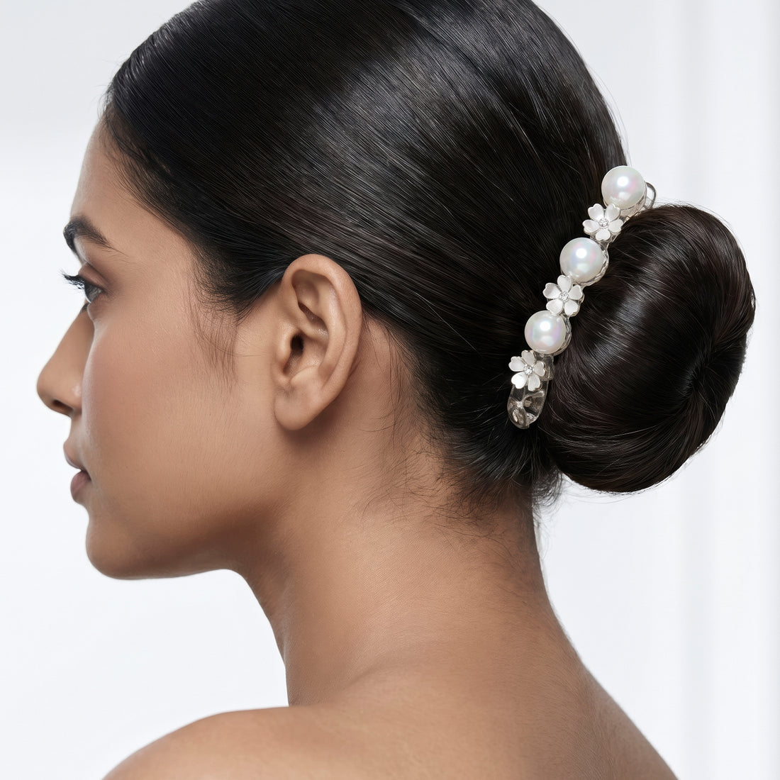 PRAO Banana Clip Pearl Blossom