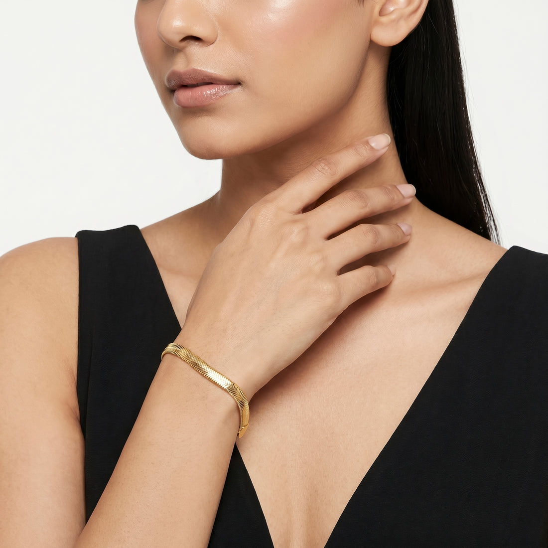 PRAO Bracelet Anti-Tarnish Flexi Snake Chain (Adjustable Size)