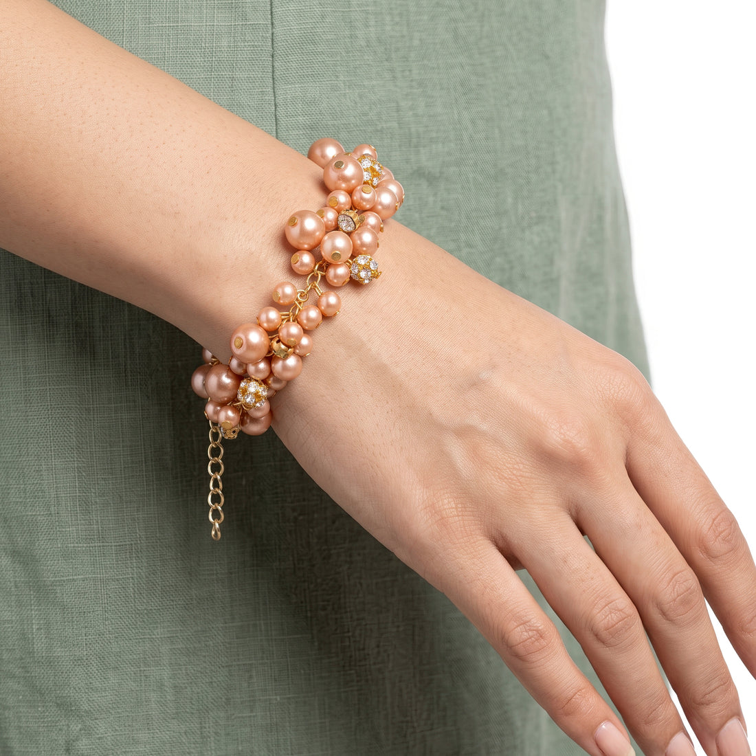 PRAO Bracelet Anti-Tarnish Pearl Charm (Adjustable Size)