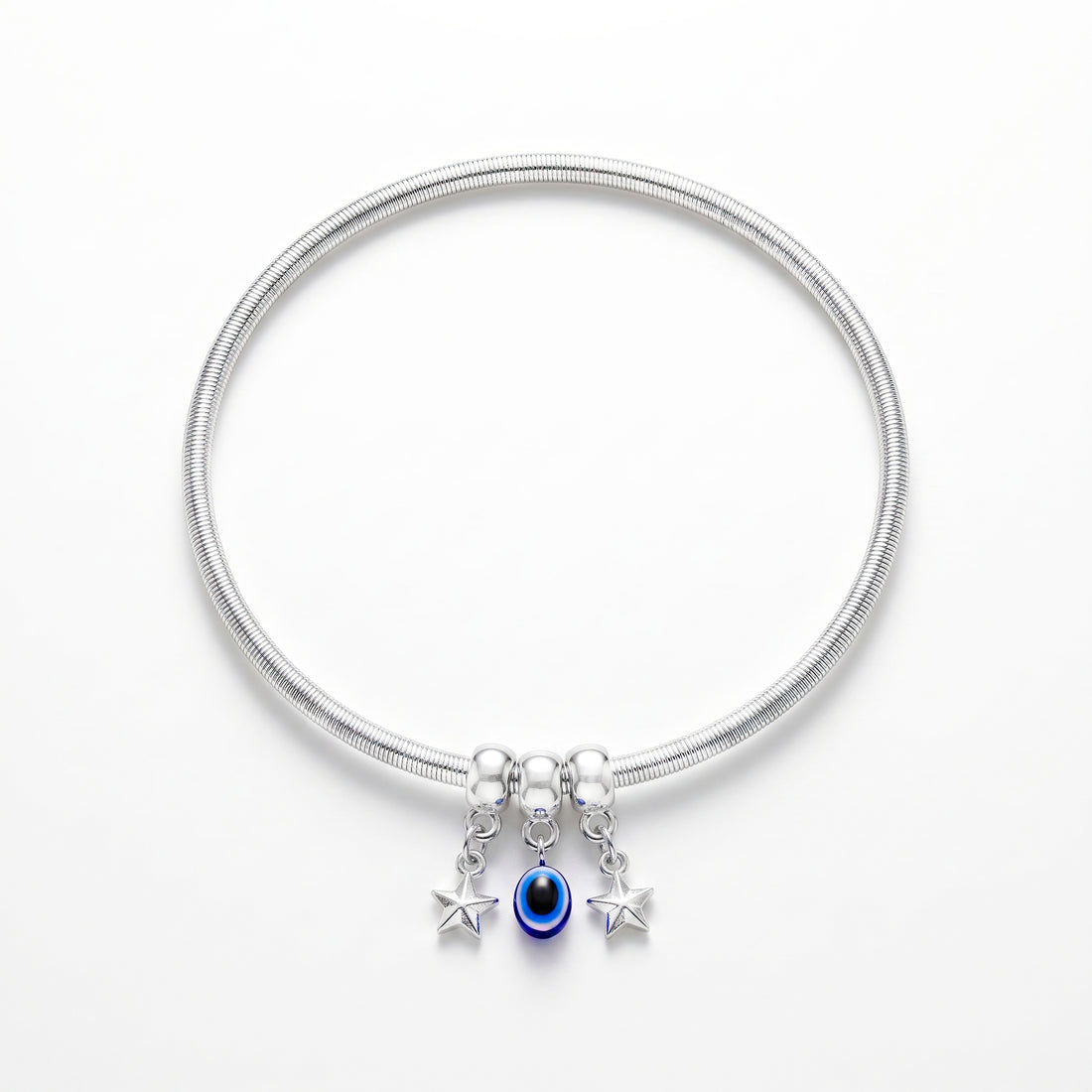 PRAO Anklet Anti-Tarnish Evil Eye Stars