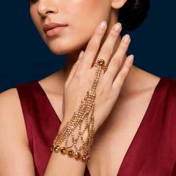 PRAO Bracelet Anti-Tarnish Mesh Chain Hand Harness (Adjustable Size)
