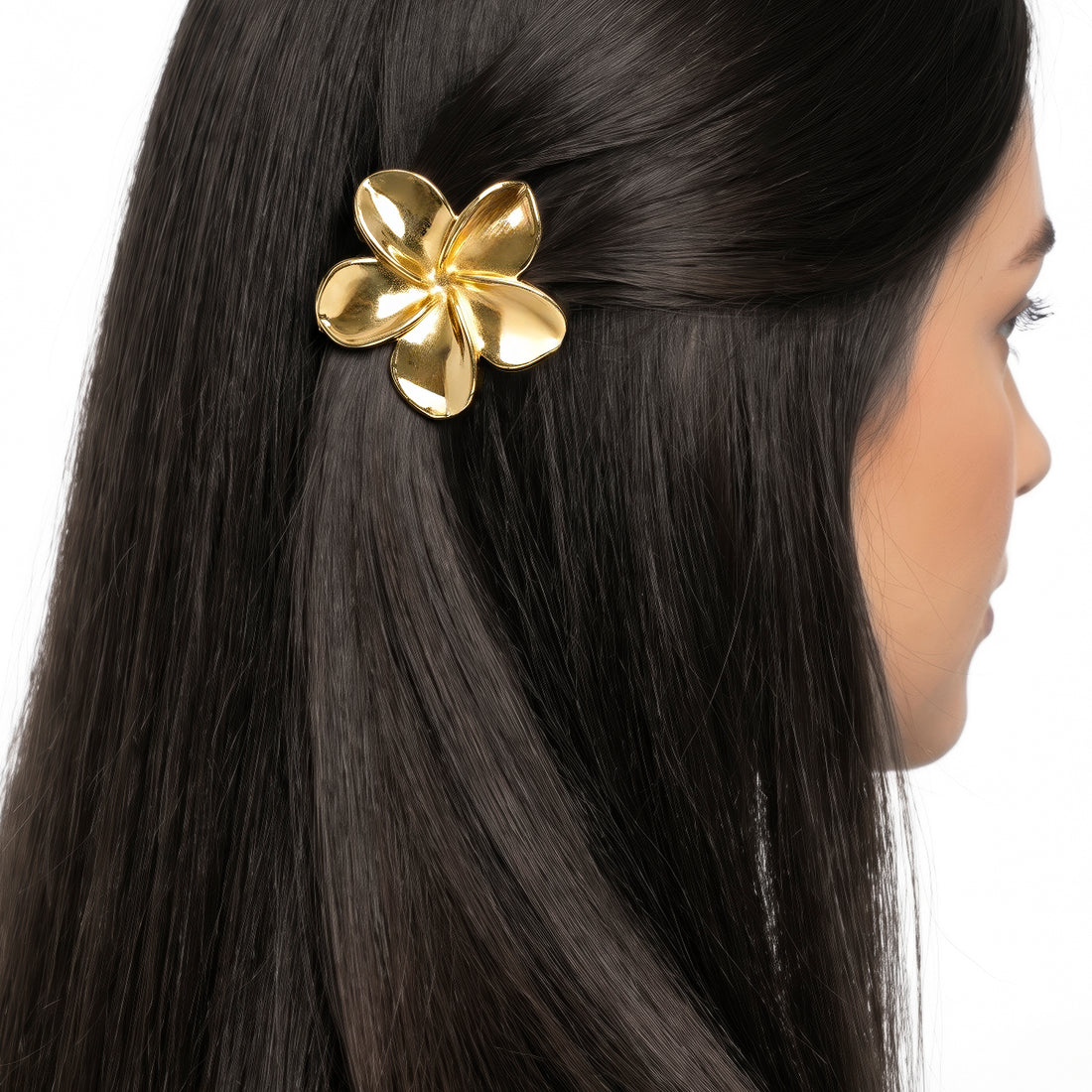 PRAO Hair Clip Anti-Tarnish Flower Lily