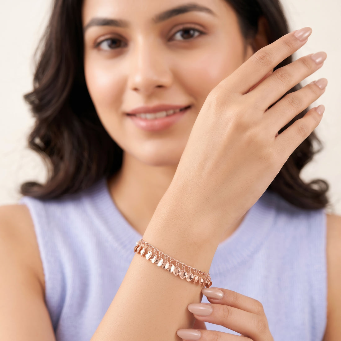 PRAO Bracelet Anti-Tarnish Coin Charm Chain (Adjustable Size)