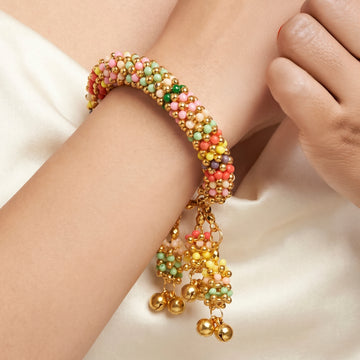 PRAO Bracelet Anti-Tarnish Beaded Bell (Adjustable Size)