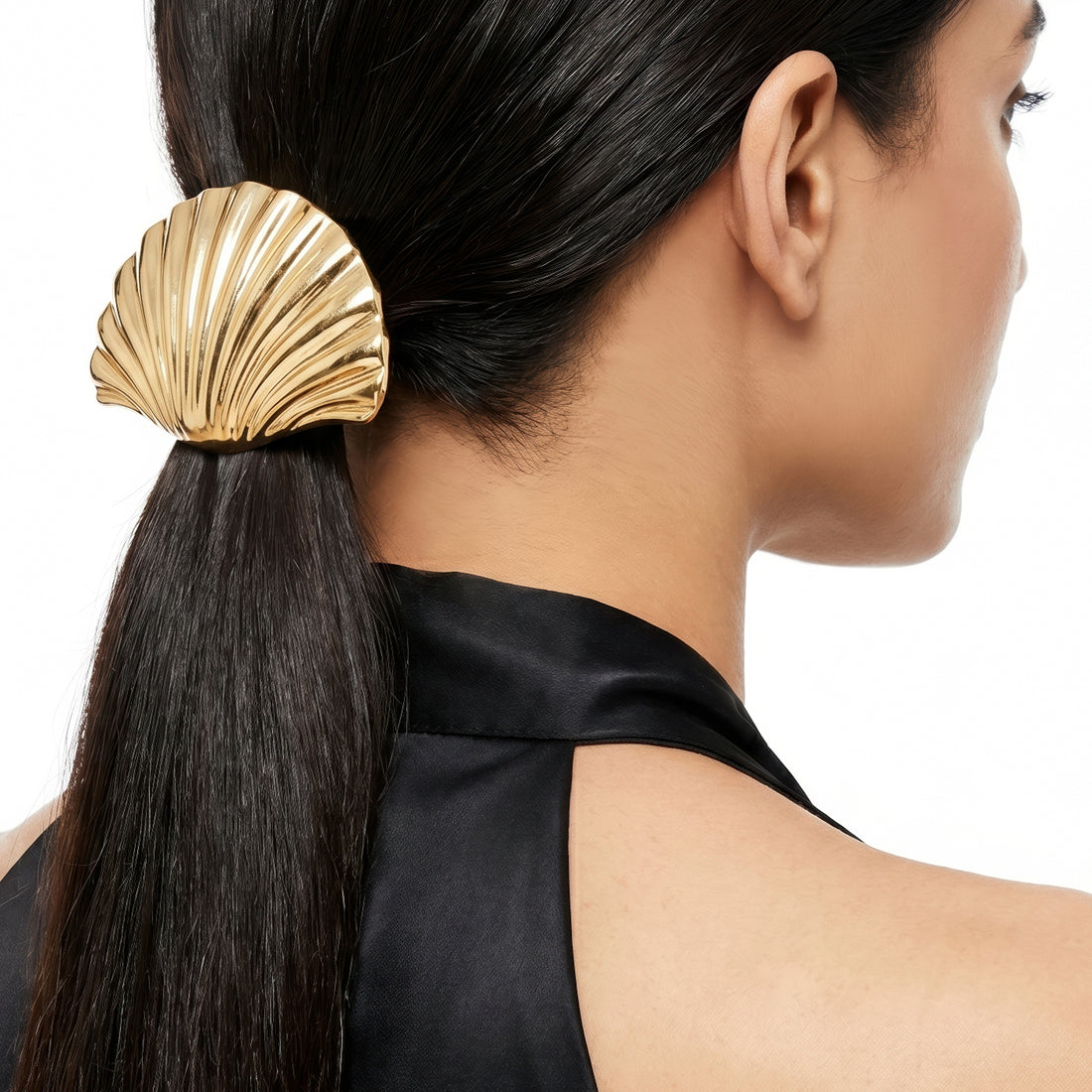 PRAO Hair Tie Anti-Tarnish Seashell Elastic