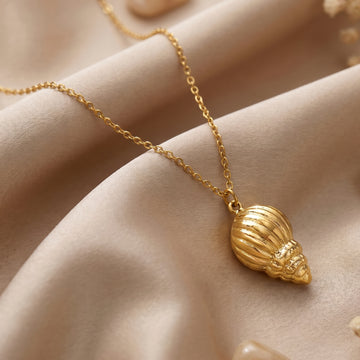 PRAO Necklace Anti-Tarnish Shell Pendant