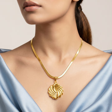 PRAO Necklace Anti-Tarnish Fireworks-Inspired Pendant