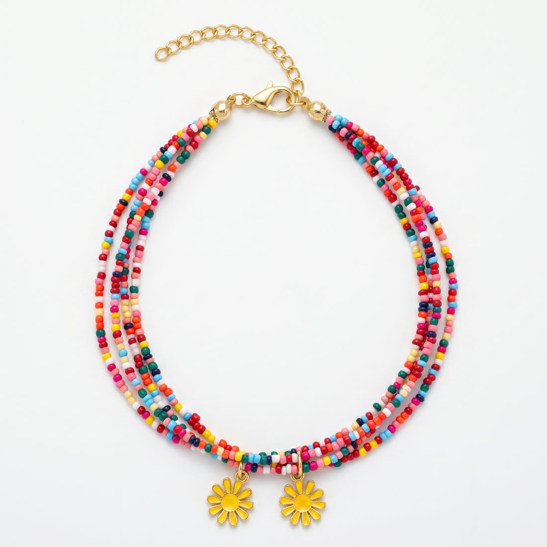 PRAO Anklet Anti-Tarnish Daisy Charm Anklet