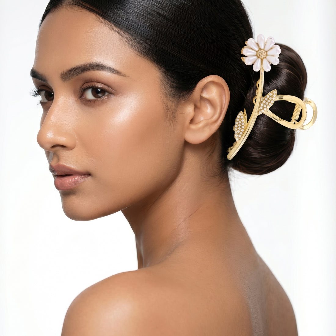PRAO Hair Clutcher Pearl Daisy