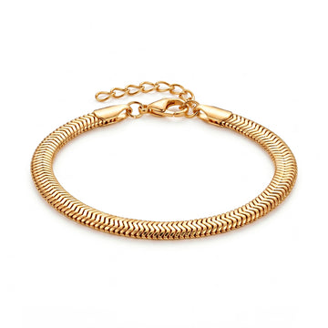 PRAO Bracelet Anti-Tarnish Flexi Snake Chain (Adjustable Size)