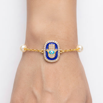 PRAO Bracelet Anti-Tarnish Evil Eye (Adjustable Size)