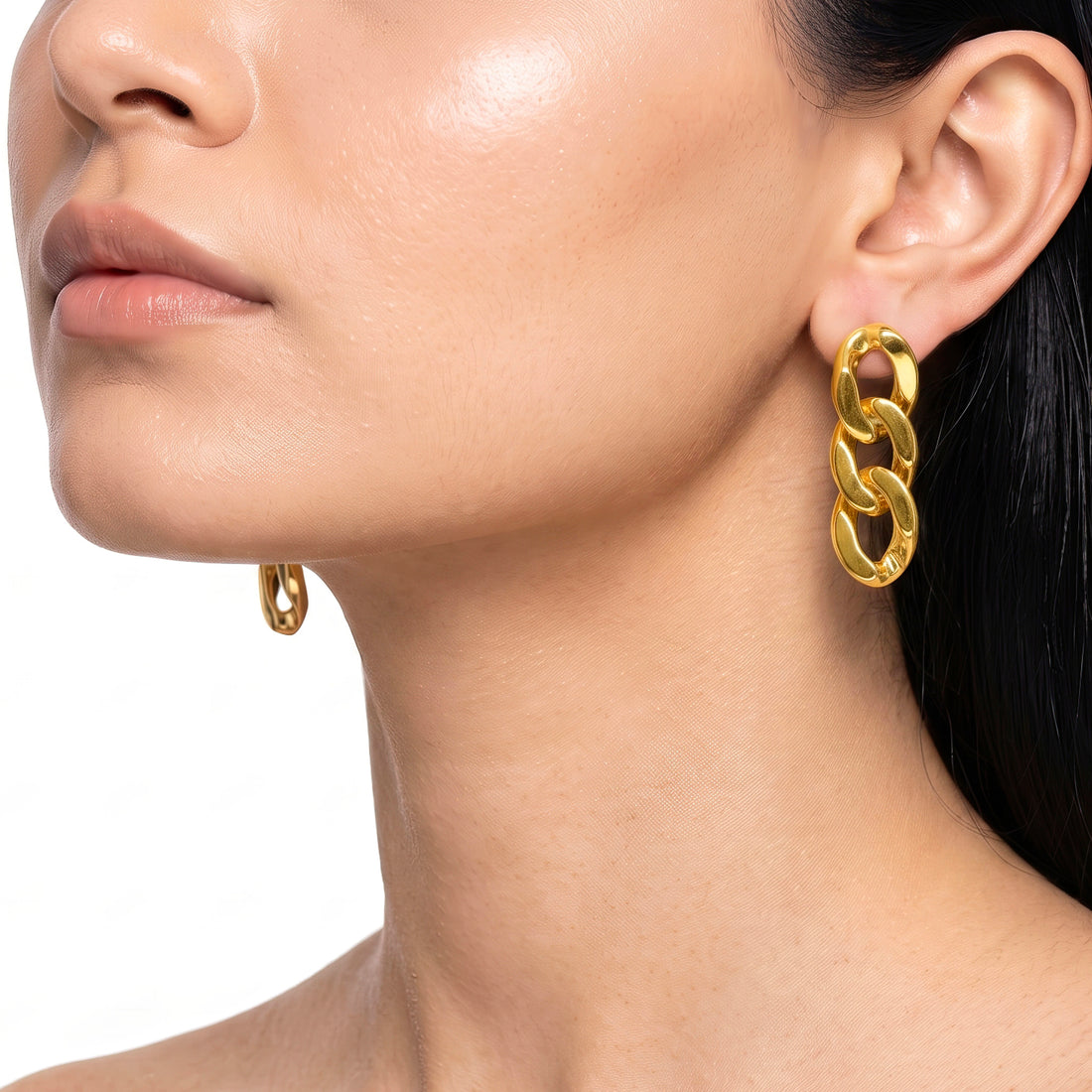 PRAO Earrings Cuban Link Dangles