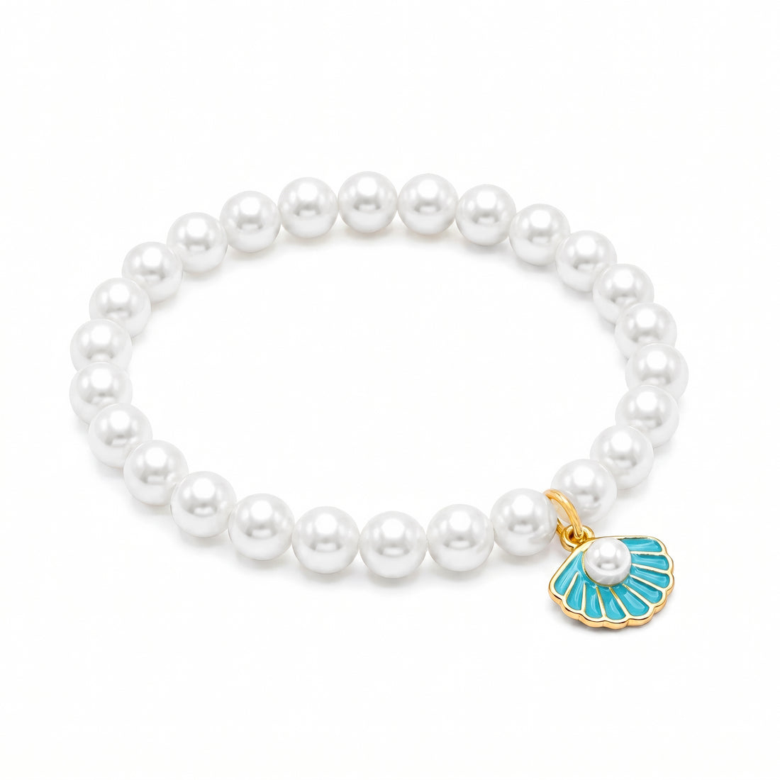 PRAO Bracelet Anti-Tarnish Seashell Pearl (Adjustable Size)