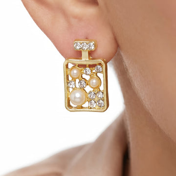 PRAO Earrings Anti-Tarnish Perfume Bottle Studs