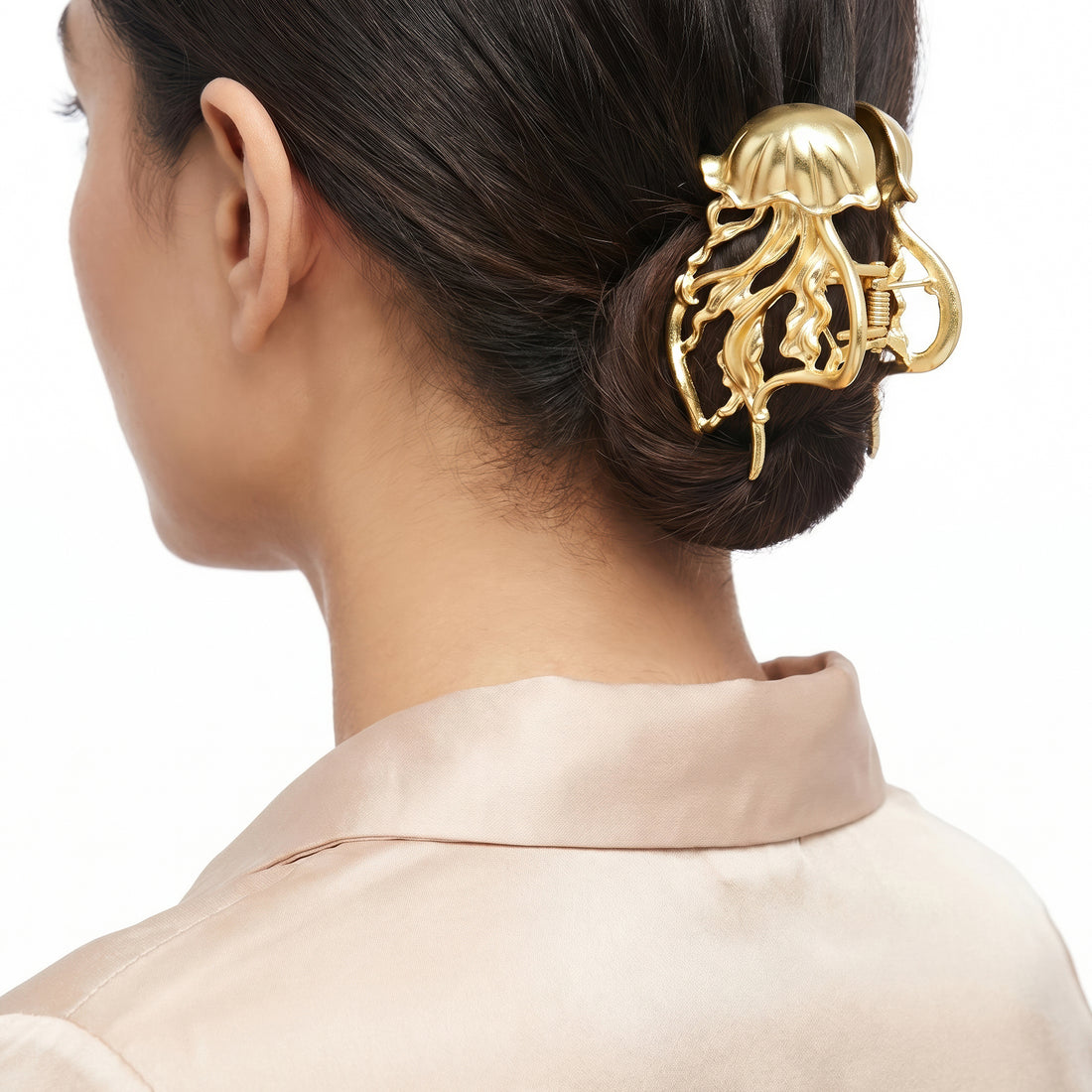 Prao Hair Claw Clip Anti-Tarnish Ocean-Inspired Jellyfish
