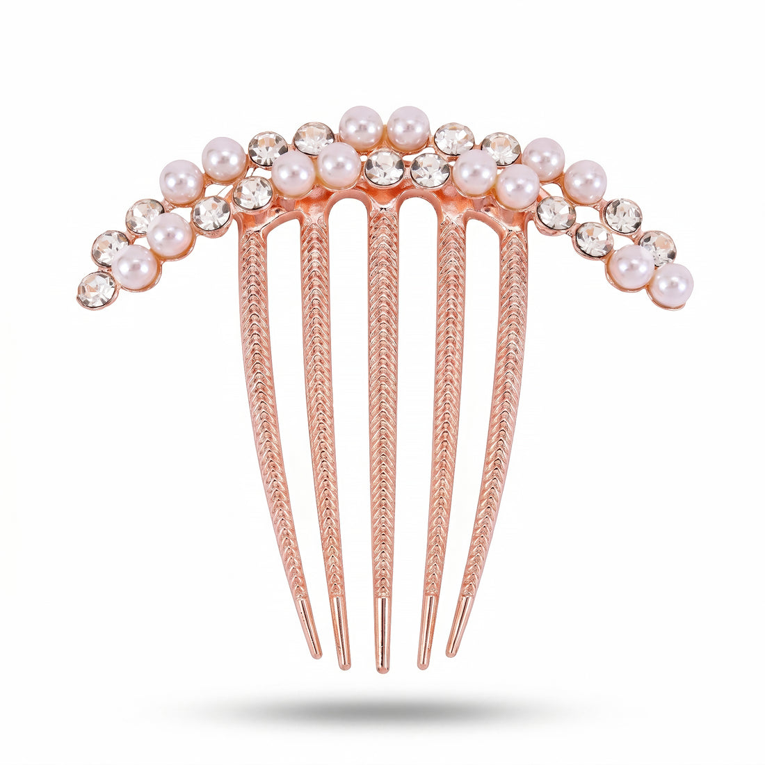 PRAO Hair Comb Anti-Tarnish Pearl & Rhinestone