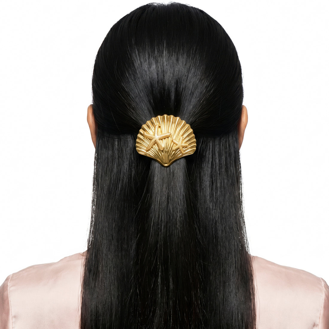PRAO Hair Clip Anti-Tarnish Starfish Shell