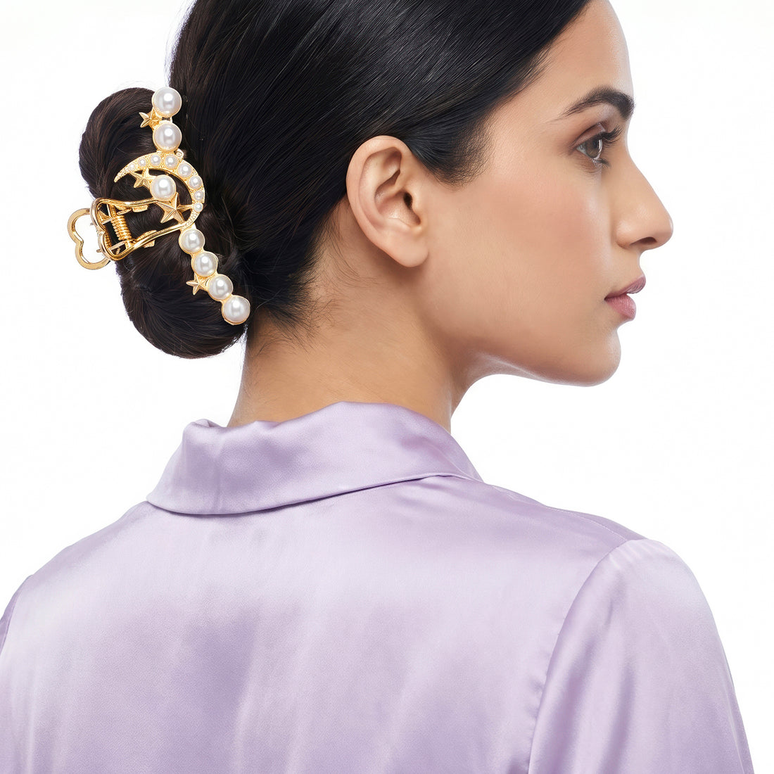 Prao Hair Claw Clip Anti-Tarnish Celestial Pearl