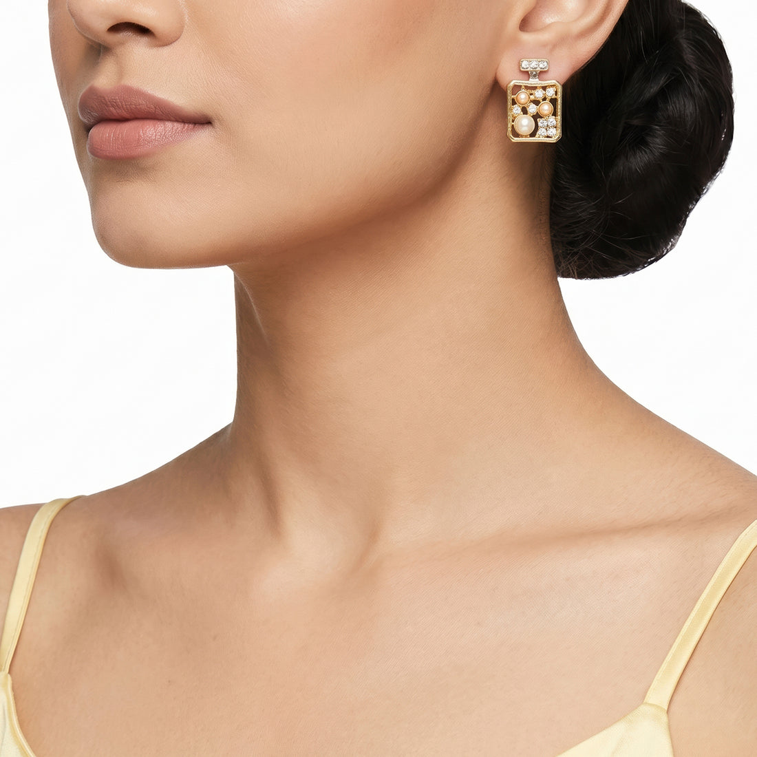 PRAO Earrings Anti-Tarnish Perfume Bottle Studs